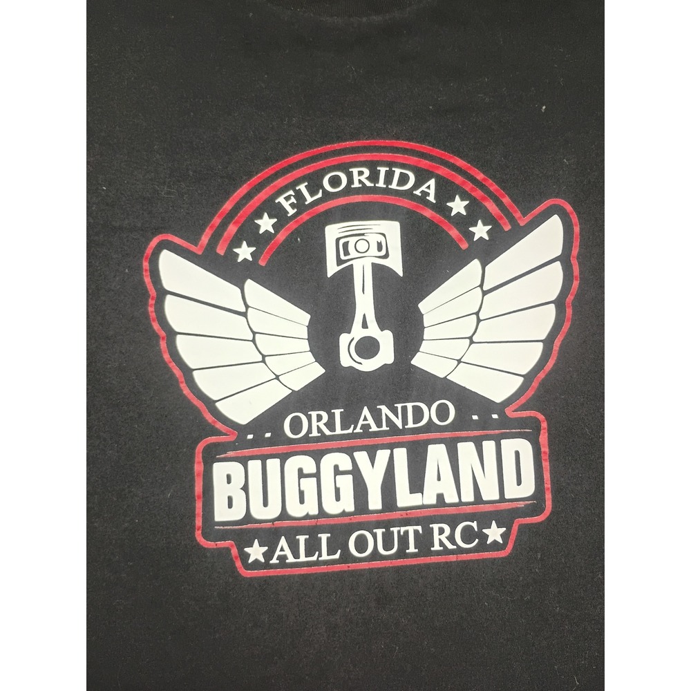Next Level Orlando Buggyland All Out RC Florida T-Shirt Mens Large Black Graphic